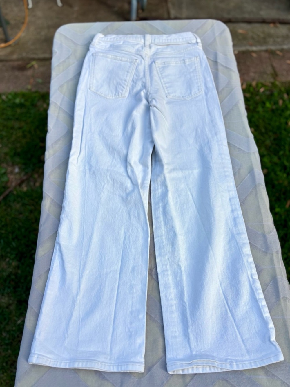 Universal Thread High Rise Wide Leg White Denim Jeans Size 6R NWOT - Picture 7 of 16